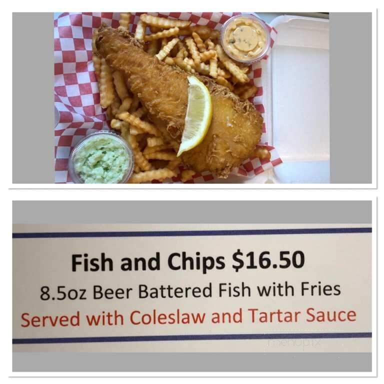 The Gilbert's Country Cafe - Feversham, ON menu_pic