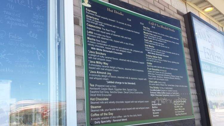 Orange Cup Java Station - Galesburg, IL menu_pic