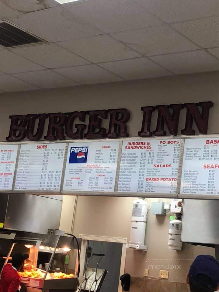 Burger Inn - Oakdale, LA menu_pic