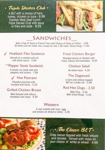 Dick's Restaurant - Mexico, ME menu_pic