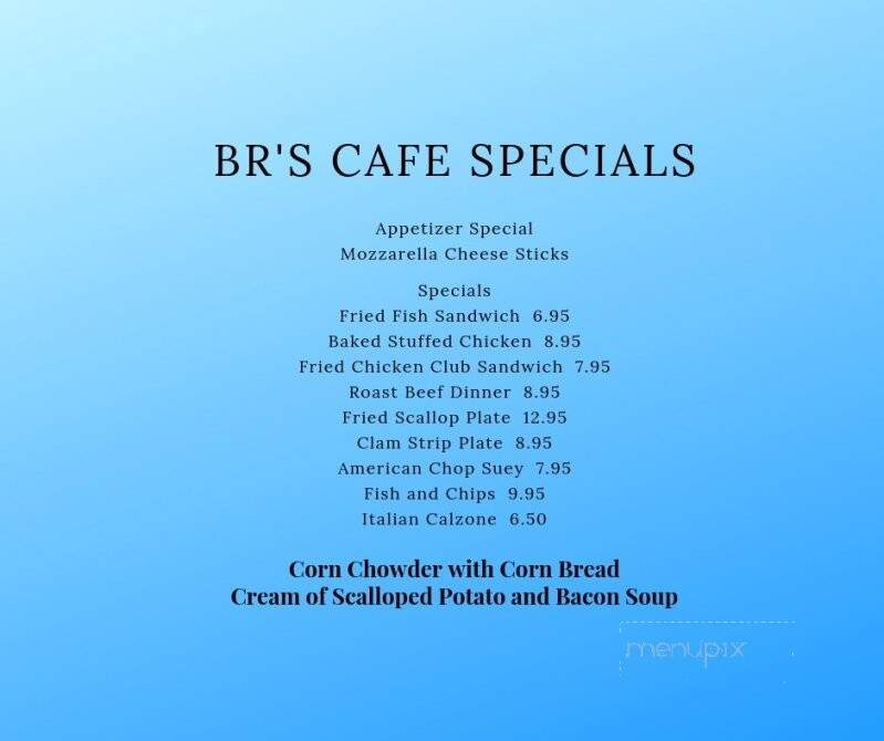 B R's Sub & Pizza - Halifax, MA menu_pic