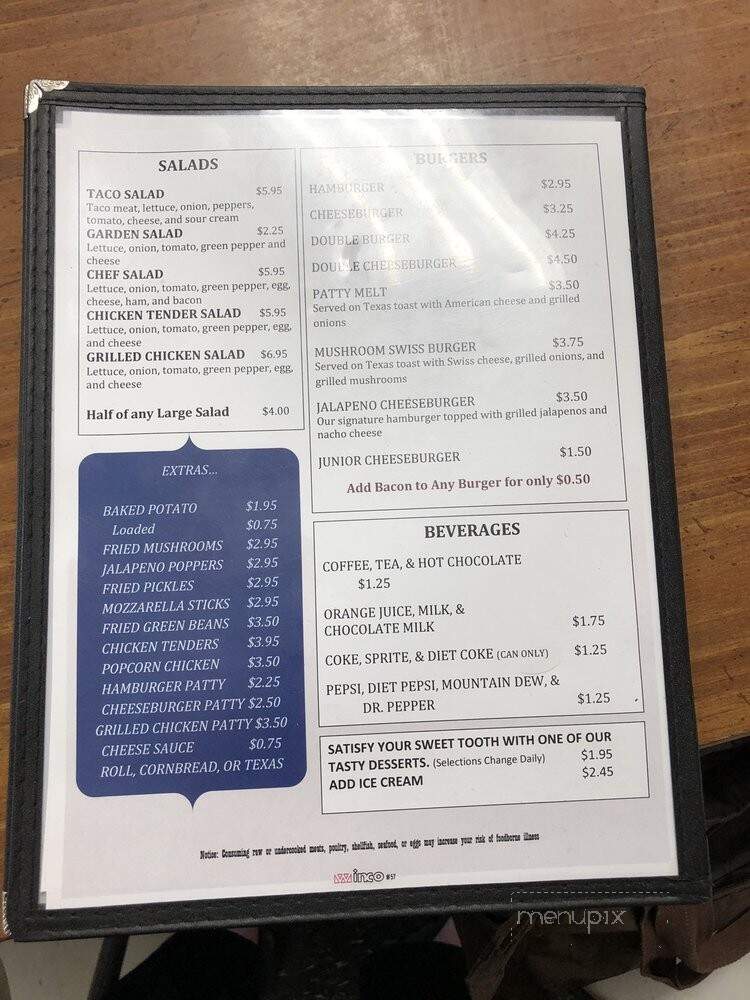 Kathy's Kafe - Indian Mound, TN menu_pic