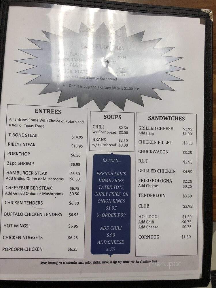 Kathy's Kafe - Indian Mound, TN menu_pic