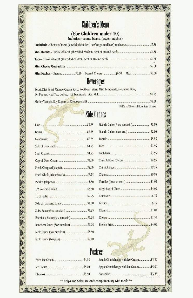 Mi Casita Mexican Restaurant - Friday Harbor, WA menu_pic