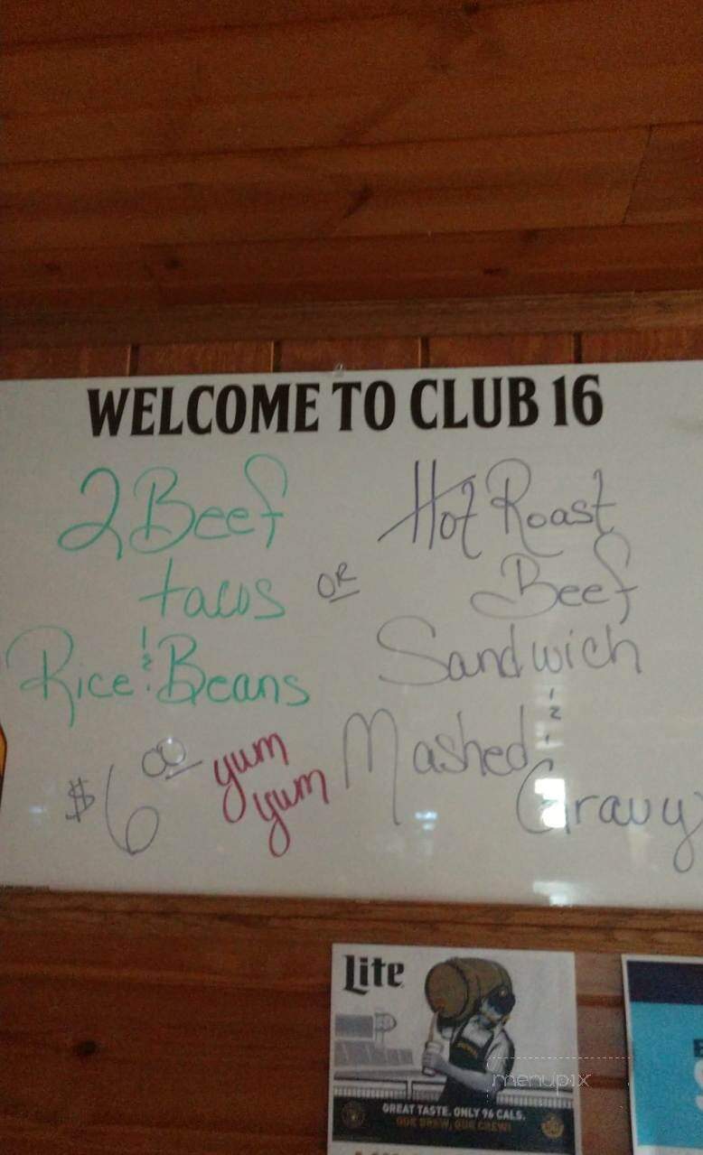 Club 16 Tavern - Sparta, WI