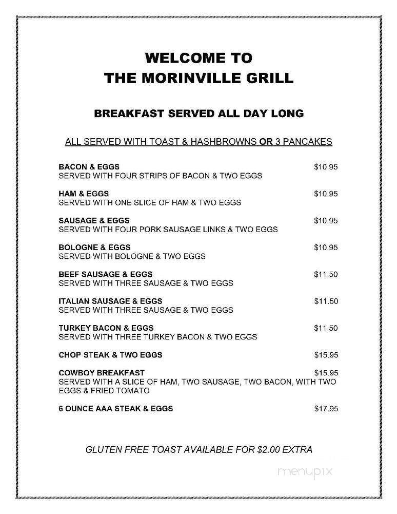 Morinville Grill - Morinville, AB menu_pic
