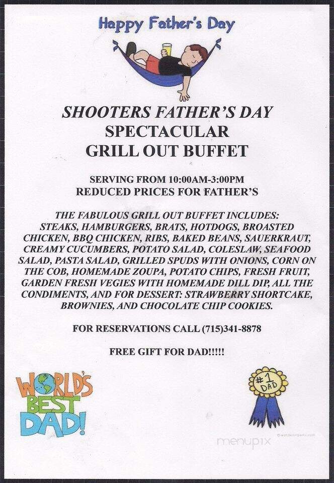 Smokey Spur Bar & Grill - Amherst, WI menu_pic