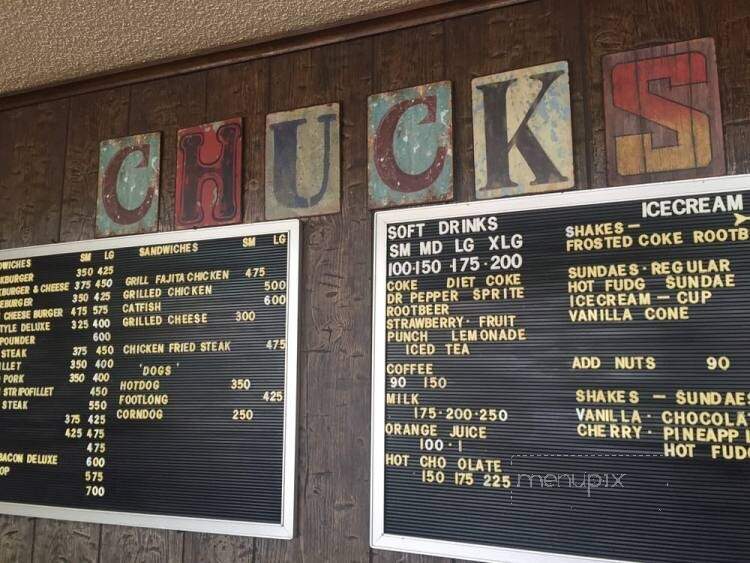 Chuck's Dairy Bar - Rolling Fork, MS menu_pic