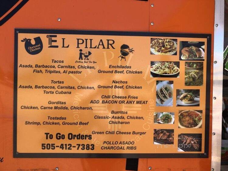 El Pilar Food Truck - Espanola, NM menu_pic