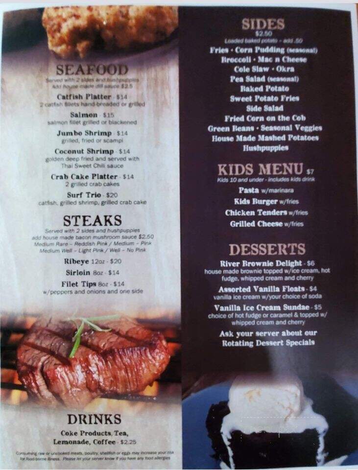 Shelly Belle's Restaurant - Tazewell, TN menu_pic