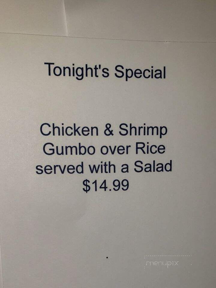 Fiddler Blues - Prosperity, SC menu_pic