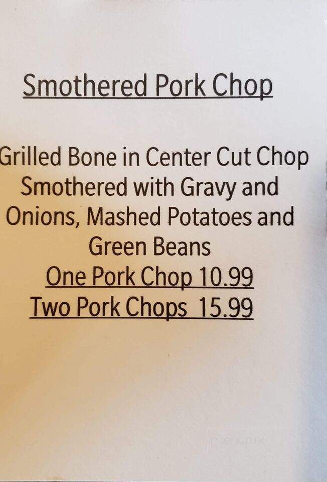 Fiddler Blues - Prosperity, SC menu_pic