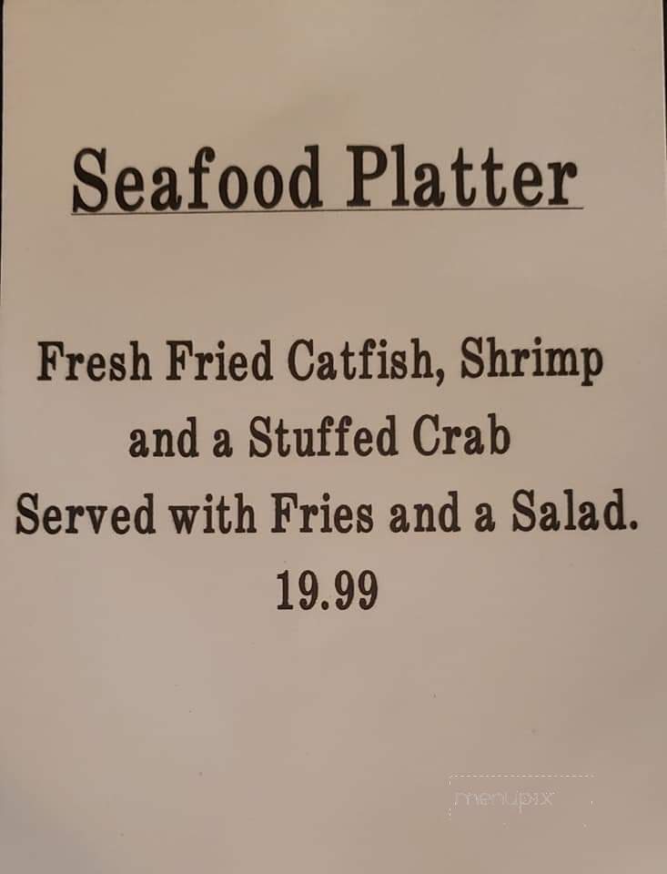Fiddler Blues - Prosperity, SC menu_pic