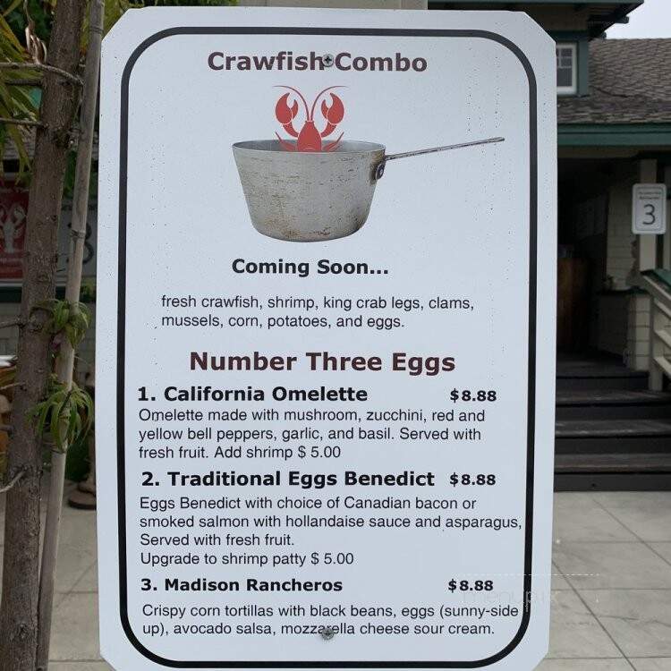 Number Three Restaurant - Laguna Beach, CA menu_pic