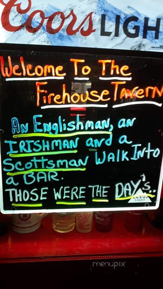 The Firehouse Tavern - Wildwood, NJ menu_pic