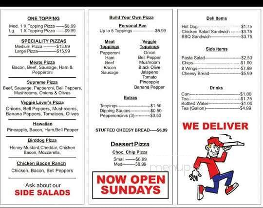 Mcadams Pizza - Townville, SC menu_pic