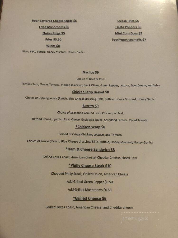 Harvey House - Constantine, MI menu_pic