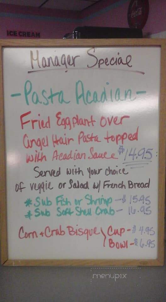 Grumpy's - Paradis, LA menu_pic