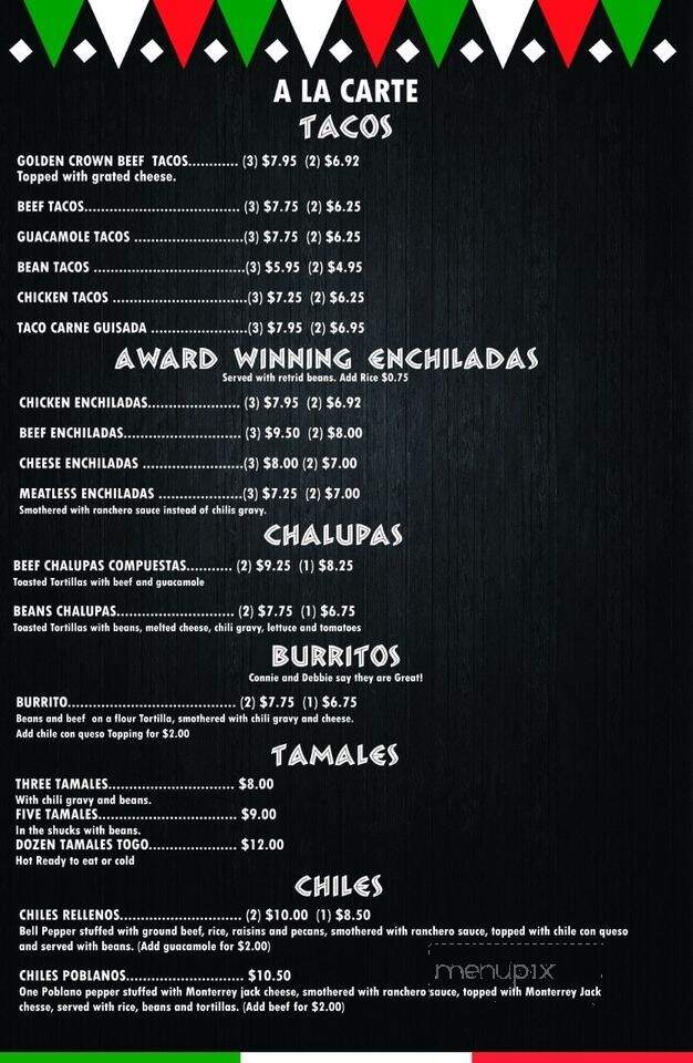 Benito's International Restaurant - La Marque, TX menu_pic
