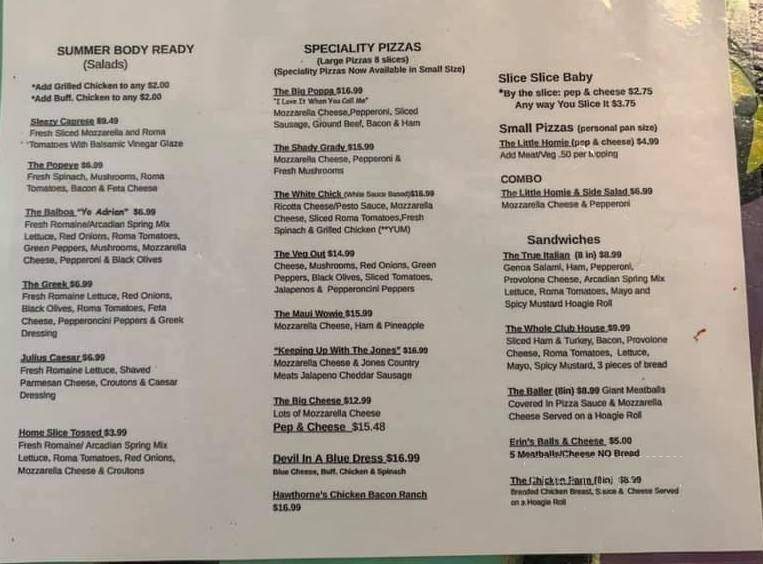 Home Slice Pizza - Cairo, GA menu_pic