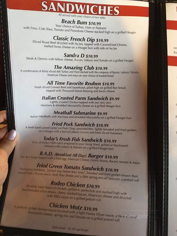 Red's Restaurant - Hernando, FL menu_pic