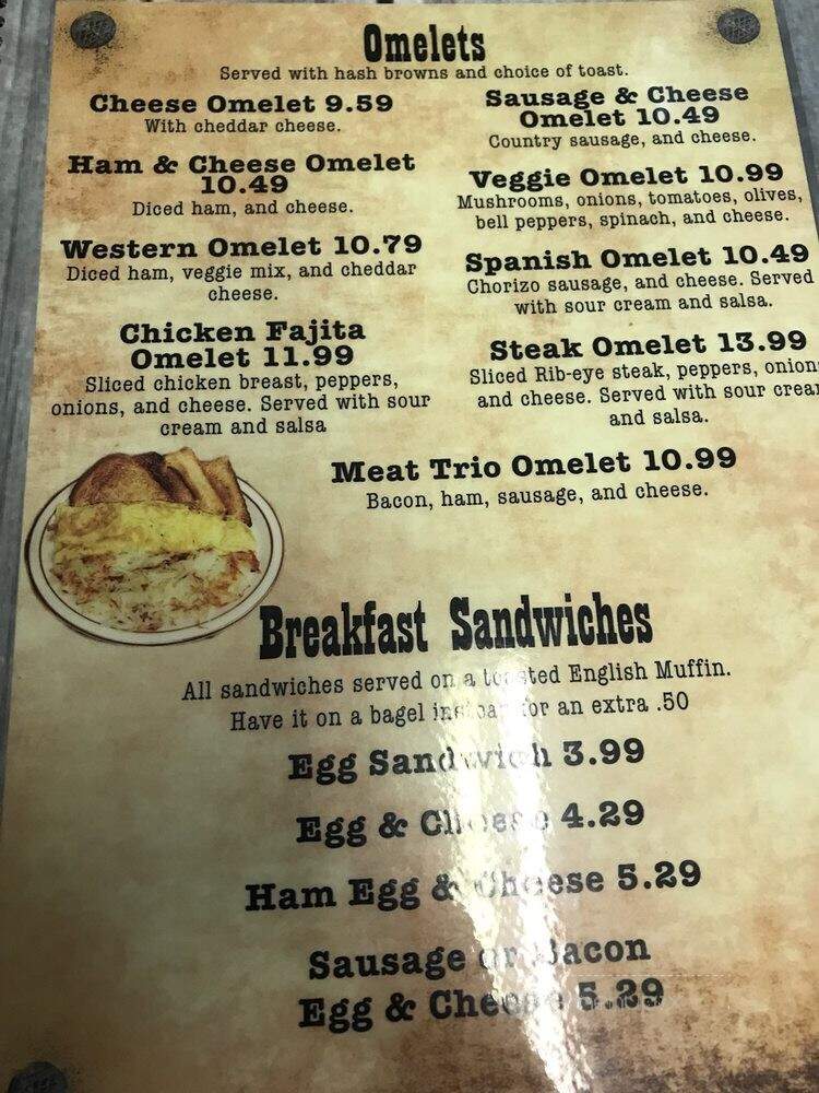 Wrangler Cafe - Pinedale, WY menu_pic