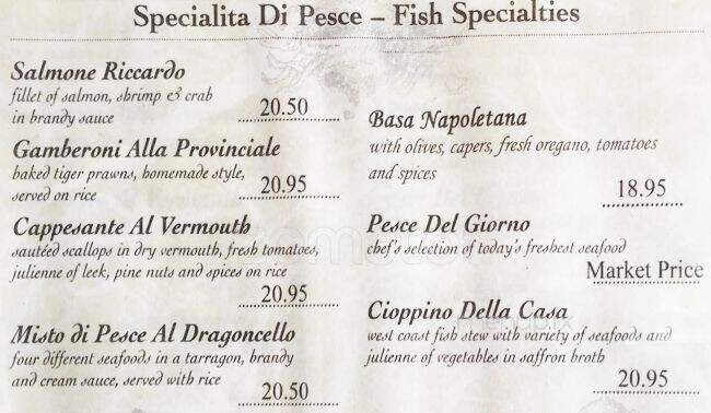 La Baia Italian Restaurant - White Rock, BC