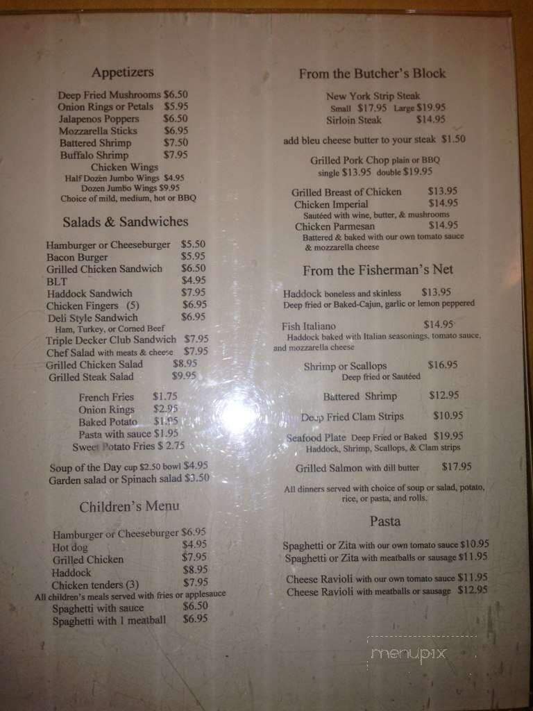 Golden Buck - Ovid, NY menu_pic