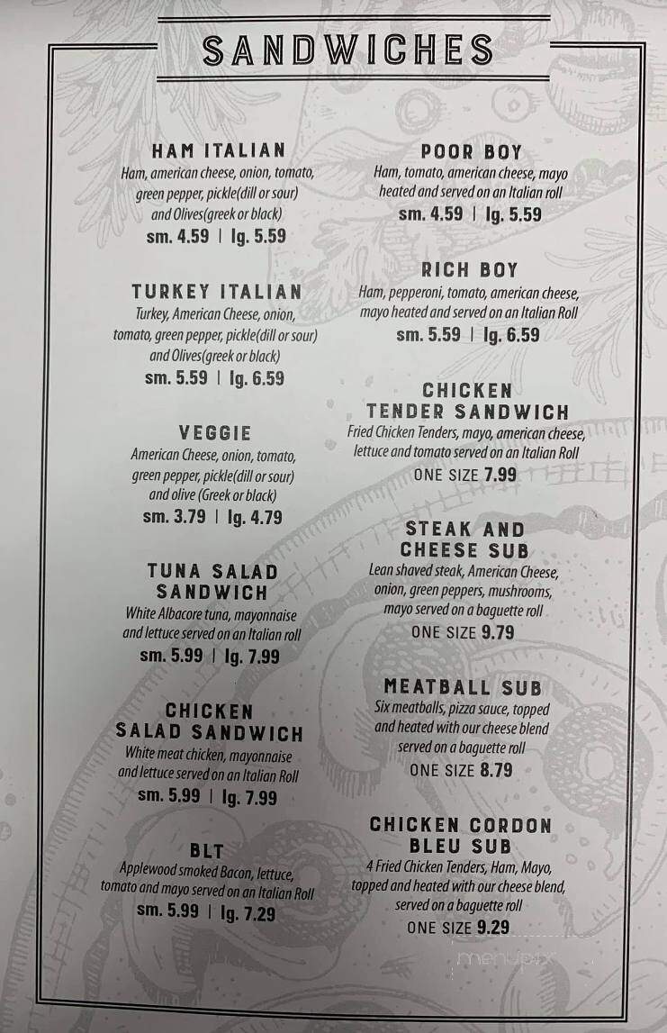 The Beacon - Raymond, ME menu_pic