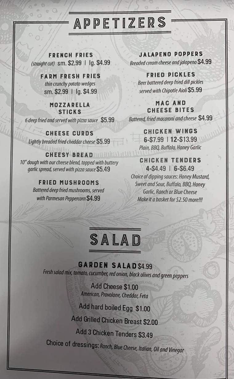 The Beacon - Raymond, ME menu_pic