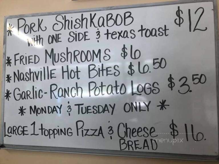 Niko's Family Restaurant - Morrison, TN menu_pic