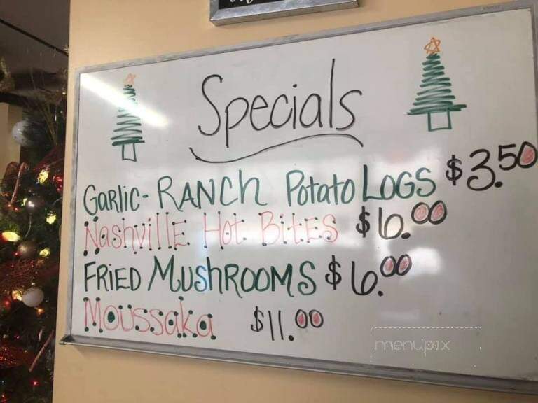 Niko's Family Restaurant - Morrison, TN menu_pic