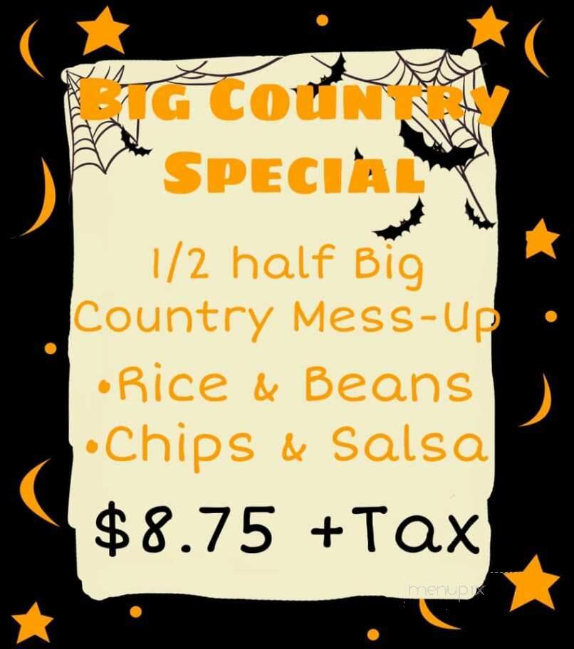 Big Country Cafe - Dumas, TX