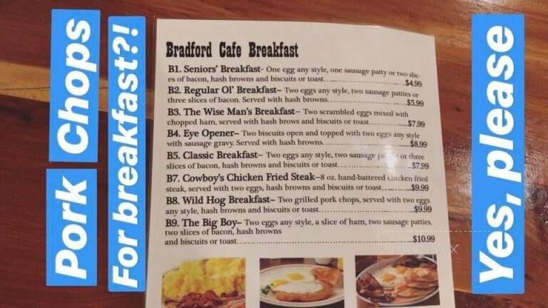 Bradford Cafe - Montalba, TX