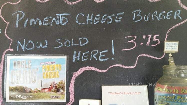 Tucker's Place Cafe - Advance, NC menu_pic