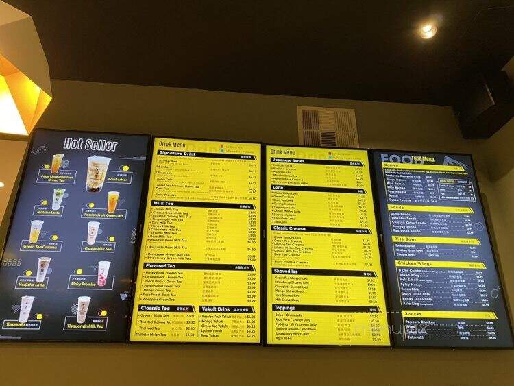 U Cha - Castro Valley, CA menu_pic