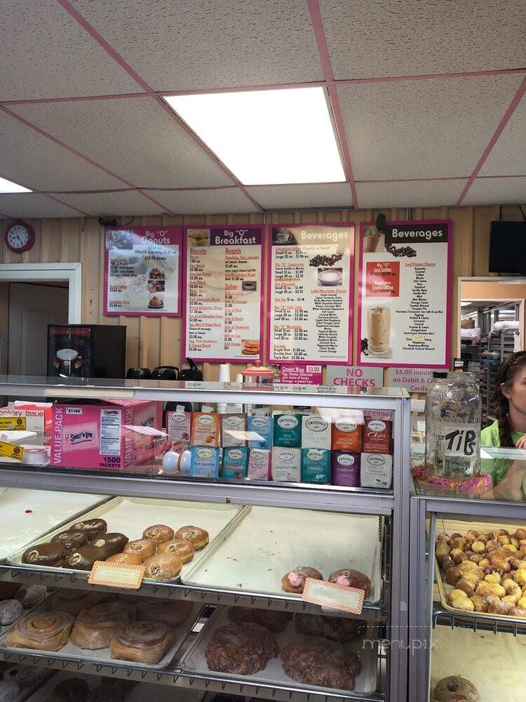 Big O Donuts - Cookeville, TN menu_pic