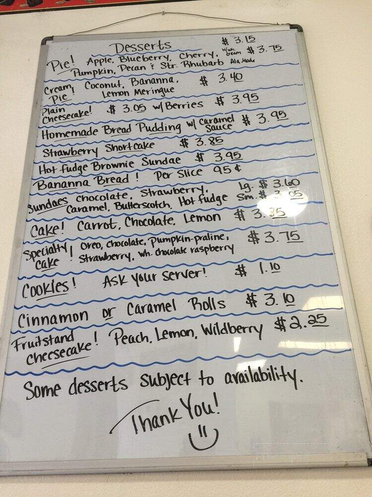 The New Frontier - Turtle Lake, WI menu_pic