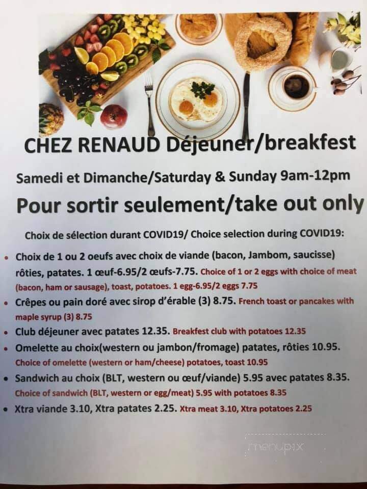 Restaurant Chez Renaud - Val-Des-Monts, QC