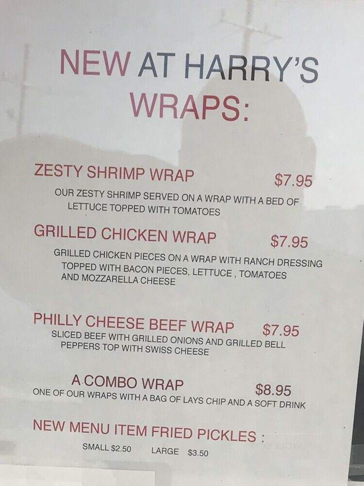 Harry's Po-Boys - Larose, LA menu_pic