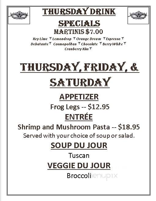 Bourbon Street Cajun Cafe - Columbia, MD menu_pic