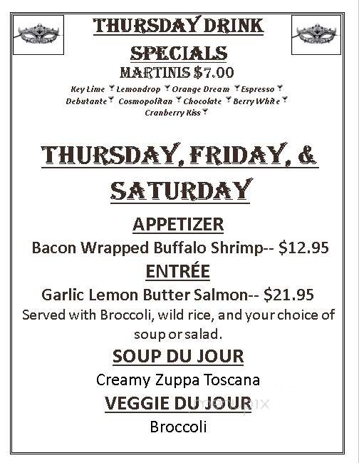 Bourbon Street Cajun Cafe - Columbia, MD menu_pic