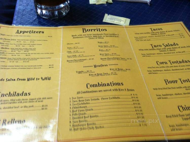 Grace's Mexican & American - Owatonna, MN menu_pic
