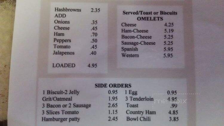 Bonwood Cafe - Jackson, TN menu_pic