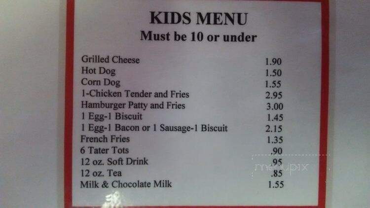 Bonwood Cafe - Jackson, TN menu_pic