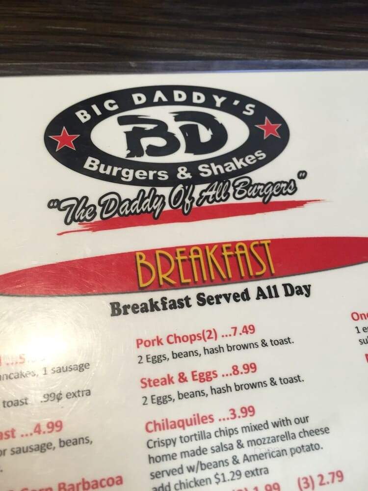 Big Daddy's Burgers & Shakes - Brownsville, TX