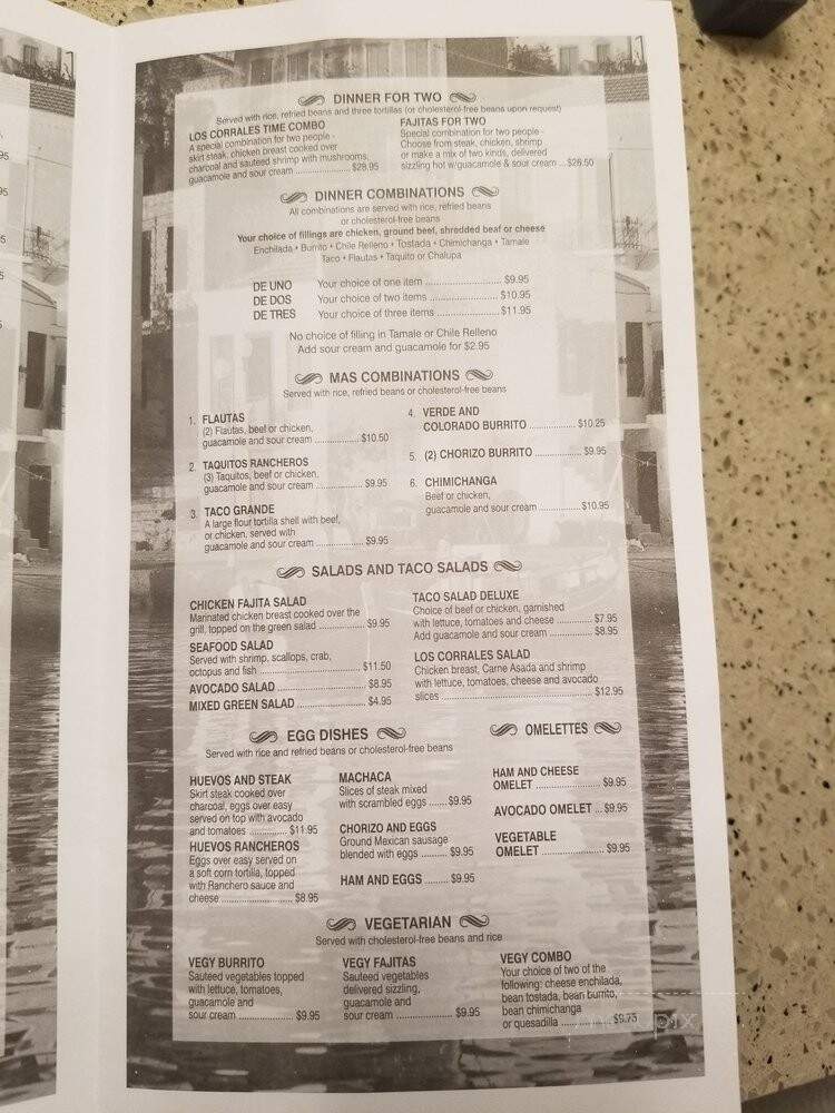 Los Corrales - Show Low, AZ menu_pic