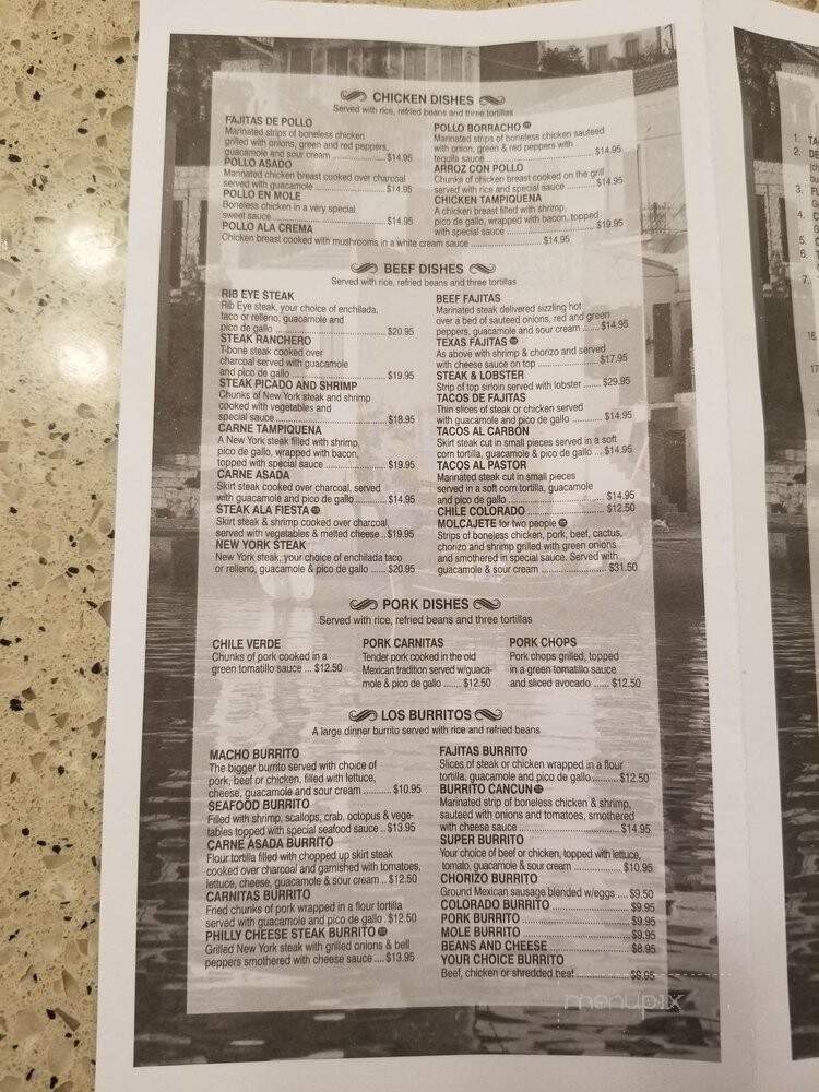 Los Corrales - Show Low, AZ menu_pic