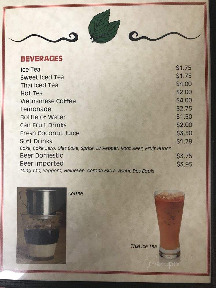 Basil's Cafe - Long Beach, MS menu_pic