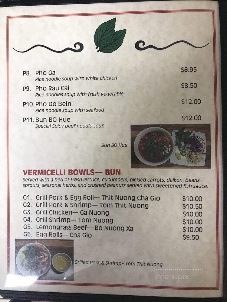 Basil's Cafe - Long Beach, MS menu_pic